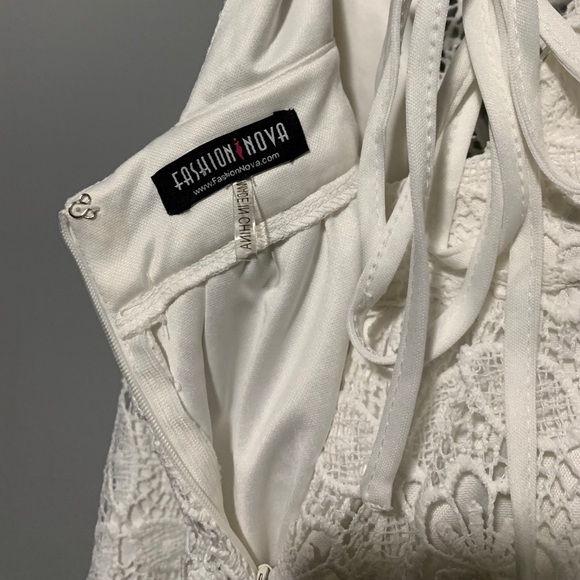 Fashion Nova Crochet Romper - Picture 2 of 2